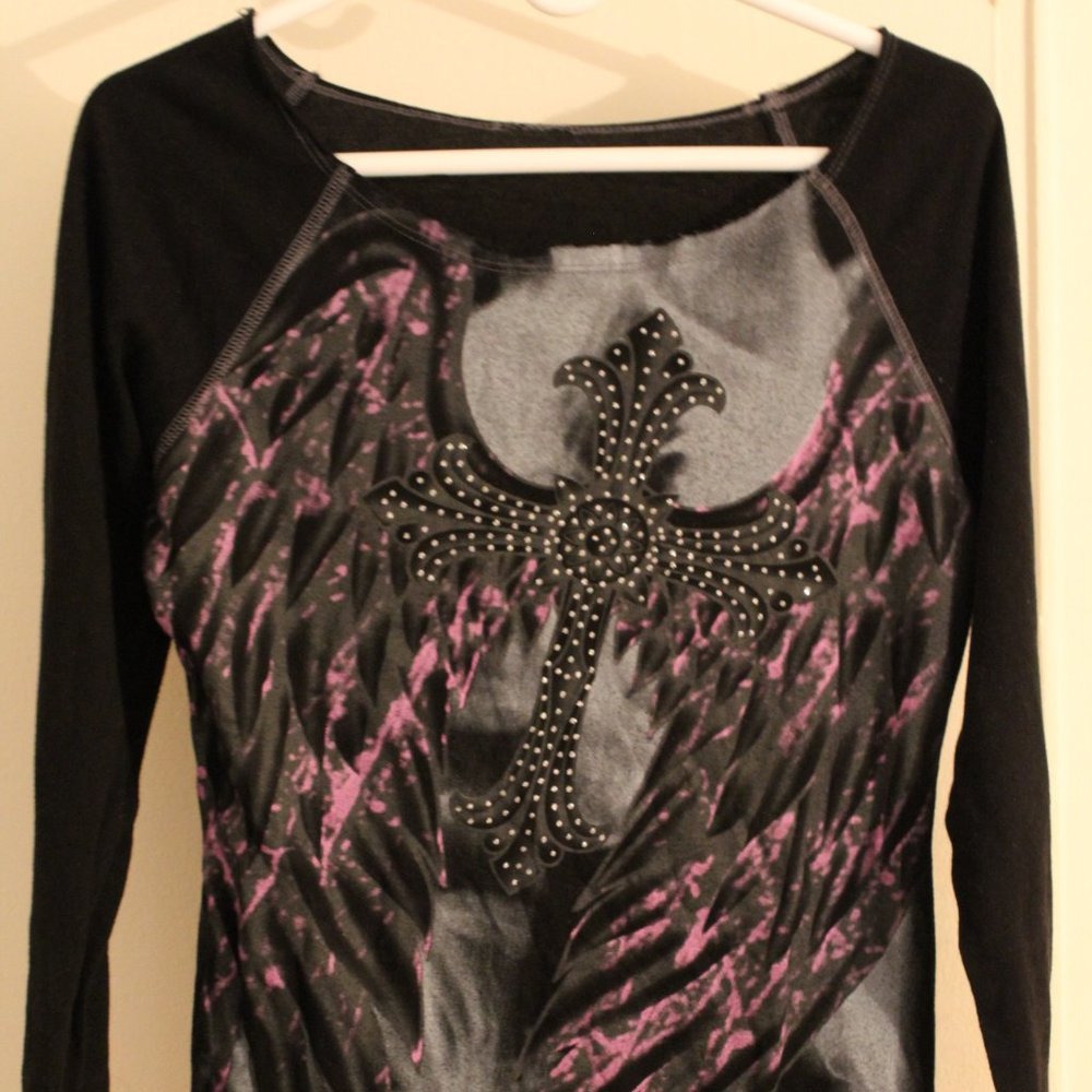 Long Sleeve Black Top